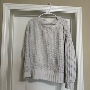 Cozy Knit Sweater in cream